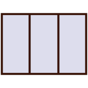 BASE REHAU EURO 60 2150x1540 mm BLACK_CHERRY two-sided