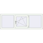 BASE REHAU EURO 60 1640x580 mm RAL 9016 Traffic white two-sided BASE REHAU EURO 60 1640x580 mm RAL 9016 Traffic white two-sided