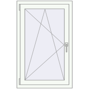 REHAU ARTEVO 700x1100 mm RAL 9016 Traffic white two-sided REHAU ARTEVO 700x1100 mm RAL 9016 Traffic white two-sided