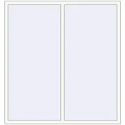 ENERGY-SAVING REHAU SYNEGO MD 1700x1800 mm RAL 9016 Traffic white two-sided