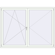 ALU STANDARD 72 2000x1500 mm RAL 9016 Traffic white two-sided