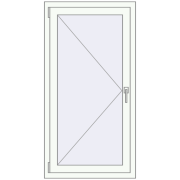 BASE REHAU EURO 60 720x1400 mm RAL 9016 Traffic white two-sided BASE REHAU EURO 60 720x1400 mm RAL 9016 Traffic white two-sided