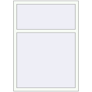 REHAU BRILLANT DESIGN 990x1370 mm RAL 9016 Traffic white two-sided REHAU BRILLANT DESIGN 990x1370 mm RAL 9016 Traffic white two-sided