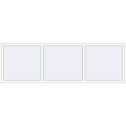 BASE REHAU EURO 60 2500x800 mm RAL 9016 Traffic white two-sided