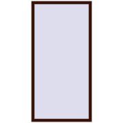 BASE REHAU EURO 60 1000x2000 mm BLACK_CHERRY two-sided