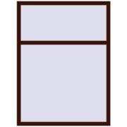 BASE REHAU EURO 60 1200x1600 mm BLACK_CHERRY two-sided