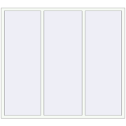 ENERGY-SAVING REHAU SYNEGO MD 1980x1770 mm RAL 9016 Traffic white two-sided ENERGY-SAVING REHAU SYNEGO MD 1980x1770 mm RAL 9016 Traffic white two-sided