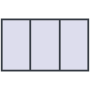OPTIMUM REHAU EURO 70 2500x1500 mm ANTHRACITE_GREY_STRUKTURAL two-sided