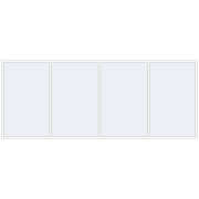 BASE REHAU EURO 60 5000x2000 mm RAL 9016 Traffic white two-sided