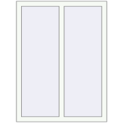 OPTIMUM REHAU EURO 70 899x1200 mm RAL 9016 Traffic white two-sided