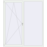 ALU STANDARD 72 2000x2300 mm RAL 9016 Traffic white two-sided ALU STANDARD 72 2000x2300 mm RAL 9016 Traffic white two-sided