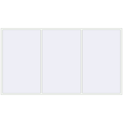 REHAU ARTEVO 4000x2200 mm RAL 9016 Traffic white two-sided
