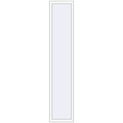 REHAU ARTEVO 500x2500 mm RAL 9016 Traffic white two-sided REHAU ARTEVO 500x2500 mm RAL 9016 Traffic white two-sided