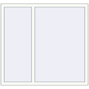 BASE REHAU EURO 60 1350x1260 mm RAL 9016 Traffic white two-sided BASE REHAU EURO 60 1350x1260 mm RAL 9016 Traffic white two-sided