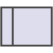 BASE REHAU EURO 60 1700x1300 mm BASALT_GREY two-sided