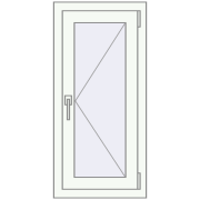 ALU LIGHT A 500x1000 mm RAL 9016 Traffic white two-sided