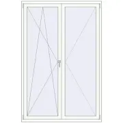 BASE REHAU EURO 60 1400x2100 mm ANTHRACITE_GREY_GLATT external