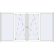 ALU LIGHT A 2700x1500 mm RAL 9016 Traffic white two-sided