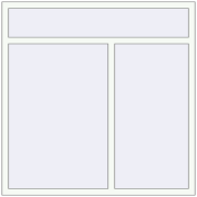 OPTIMUM REHAU EURO 70 1500x1500 mm RAL 9016 Traffic white two-sided OPTIMUM REHAU EURO 70 1500x1500 mm RAL 9016 Traffic white two-sided