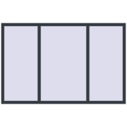 ENERGY-SAVING REHAU SYNEGO MD 2000x1300 mm ANTHRACITE_GREY_STRUKTURAL two-sided