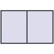 BASE REHAU EURO 60 2518x1600 mm ANTHRACITE_GREY_STRUKTURAL two-sided