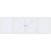 BASE REHAU EURO 60 3600x1200 mm RAL 9016 Traffic white two-sided BASE REHAU EURO 60 3600x1200 mm RAL 9016 Traffic white two-sided