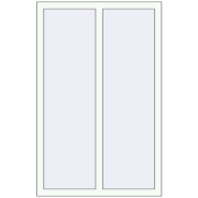 Ferestre 860x1400 mm REHAU BRILLANT DESIGN RAL 9016 Traffic white two-sided Ferestre 860x1400 mm REHAU BRILLANT DESIGN RAL 9016 Traffic white two-sided