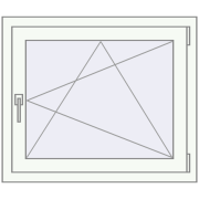 BASE REHAU EURO 60 750x650 mm RAL 9016 Traffic white two-sided BASE REHAU EURO 60 750x650 mm RAL 9016 Traffic white two-sided