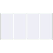 BASE REHAU EURO 60 3500x1800 mm RAL 9016 Traffic white two-sided BASE REHAU EURO 60 3500x1800 mm RAL 9016 Traffic white two-sided