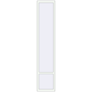 REHAU ARTEVO 500x2500 mm RAL 9016 Traffic white two-sided