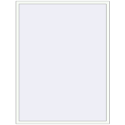 BASE REHAU EURO 60 1600x2100 mm RAL 9016 Traffic white two-sided