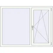 BASE REHAU EURO 60 1440x1120 mm RAL 9016 Traffic white two-sided BASE REHAU EURO 60 1440x1120 mm RAL 9016 Traffic white two-sided