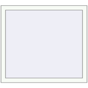 ENERGY-SAVING REHAU SYNEGO MD 1000x900 mm RAL 9016 Traffic white two-sided