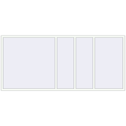 BASE REHAU EURO 60 3260x1450 mm RAL 9016 Traffic white two-sided BASE REHAU EURO 60 3260x1450 mm RAL 9016 Traffic white two-sided