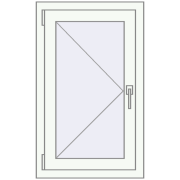 BASE REHAU EURO 60 580x860 mm RAL 9016 Traffic white two-sided BASE REHAU EURO 60 580x860 mm RAL 9016 Traffic white two-sided