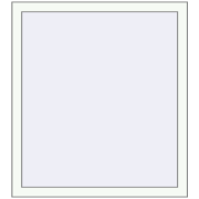 ENERGY-SAVING REHAU SYNEGO MD 900x1000 mm RAL 9016 Traffic white two-sided