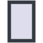 OPTIMUM REHAU EURO 70 400x600 mm ANTHRACITE_GREY_STRUKTURAL two-sided