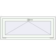 REHAU BRILLANT DESIGN 1200x500 mm RAL 9016 Traffic white two-sided