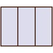 BASE REHAU EURO 60 2960x2270 mm BLACK_CHERRY two-sided