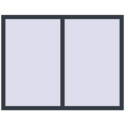 OPTIMUM REHAU EURO 70 1470x1160 mm ANTHRACITE_GREY_STRUKTURAL two-sided
