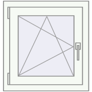 BASE REHAU EURO 60 550x550 mm RAL 9016 Traffic white two-sided BASE REHAU EURO 60 550x550 mm RAL 9016 Traffic white two-sided