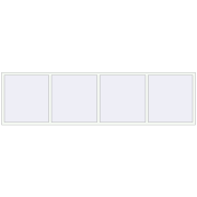 BASE REHAU EURO 60 3700x1000 mm RAL 9016 Traffic white two-sided BASE REHAU EURO 60 3700x1000 mm RAL 9016 Traffic white two-sided