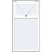 OPTIMUM REHAU EURO 70 800x1500 mm RAL 9016 Traffic white two-sided OPTIMUM REHAU EURO 70 800x1500 mm RAL 9016 Traffic white two-sided