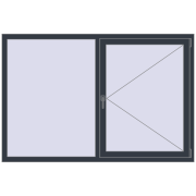 BASE REHAU EURO 60 1800x1200 mm ANTHRACITE_GREY_STRUKTURAL two-sided BASE REHAU EURO 60 1800x1200 mm ANTHRACITE_GREY_STRUKTURAL two-sided