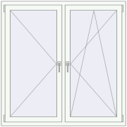 BASE REHAU EURO 60 1400x1400 mm ANTHRACITE_GREY_GLATT external BASE REHAU EURO 60 1400x1400 mm ANTHRACITE_GREY_GLATT external