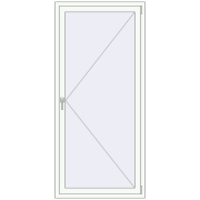 BASE REHAU EURO 60 890x1940 mm RAL 9016 Traffic white two-sided BASE REHAU EURO 60 890x1940 mm RAL 9016 Traffic white two-sided