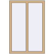 ALU STANDARD 72 800x1200 mm RAL 1001 Beige two-sided ALU STANDARD 72 800x1200 mm RAL 1001 Beige two-sided