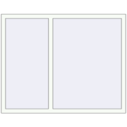 REHAU BRILLANT DESIGN 1460x1160 mm RAL 9016 Traffic white two-sided