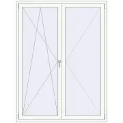 ALU STANDARD 72 1500x2000 mm RAL 9016 Traffic white two-sided