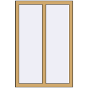 ALU STANDARD 72 800x1200 mm RAL 1002 Sand yellow two-sided ALU STANDARD 72 800x1200 mm RAL 1002 Sand yellow two-sided